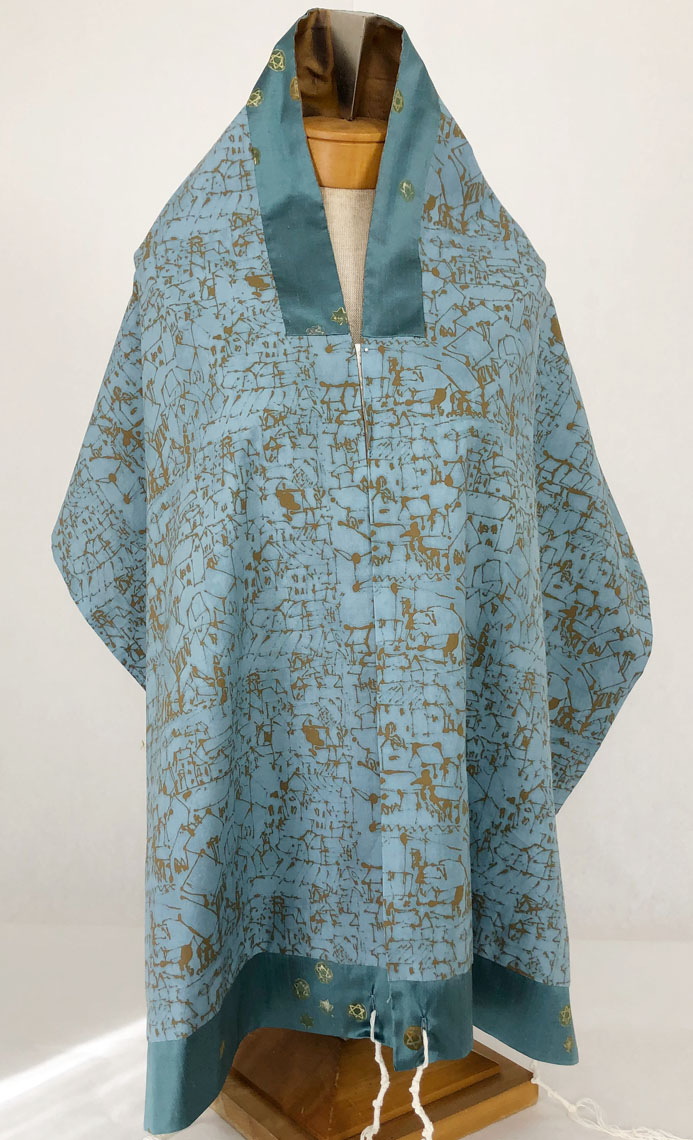 Burnished Tallit Reverse Side